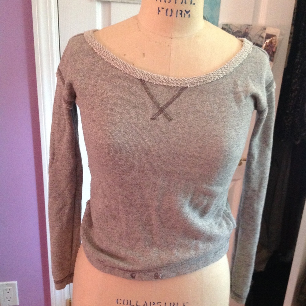 Aerie Gray Long Sleeve